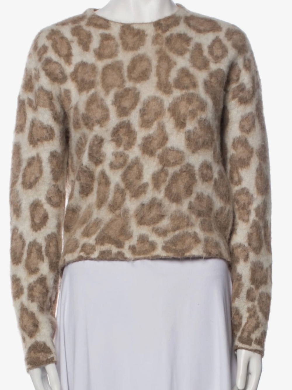 Rag & Bone Alpaca Fuzzy Sweater! Animal Print!
